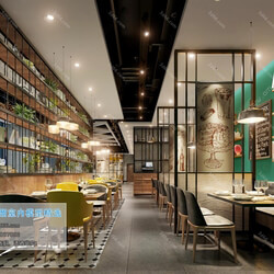 3D66 2019 Hotel & Teahouse & Cafe Nordic style M012 