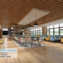 3D66 2019 Hotel & Teahouse & Cafe Nordic style M013 