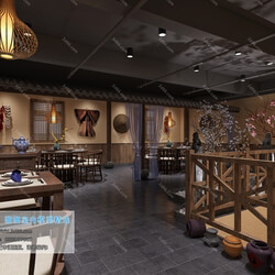 3D66 2019 Hotel & Teahouse & Cafe Southeast Asian style F004 