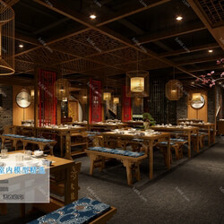 3D66 2019 Hotel & Teahouse & Cafe Southeast Asian style F008 