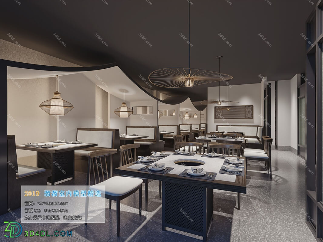 3D66 2019 Hotel & Teahouse & Cafe Southeast Asian F006 style