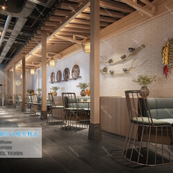 3D66 2019 Hotel & Teahouse & Cafe rural style I007 