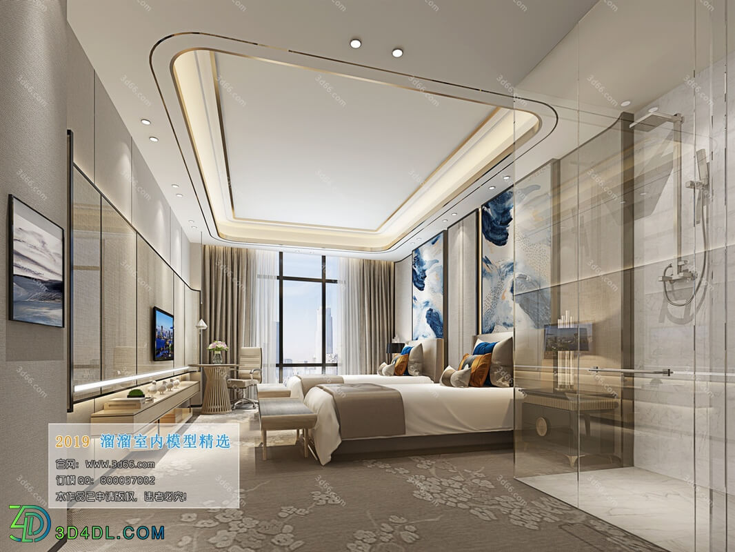 3D66 2019 Hotel Suite Chinese style C001