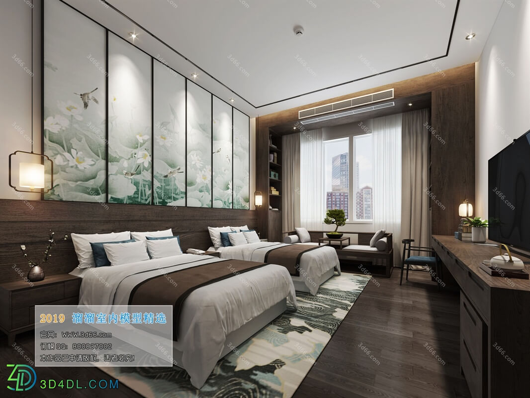 3D66 2019 Hotel Suite Chinese style C002