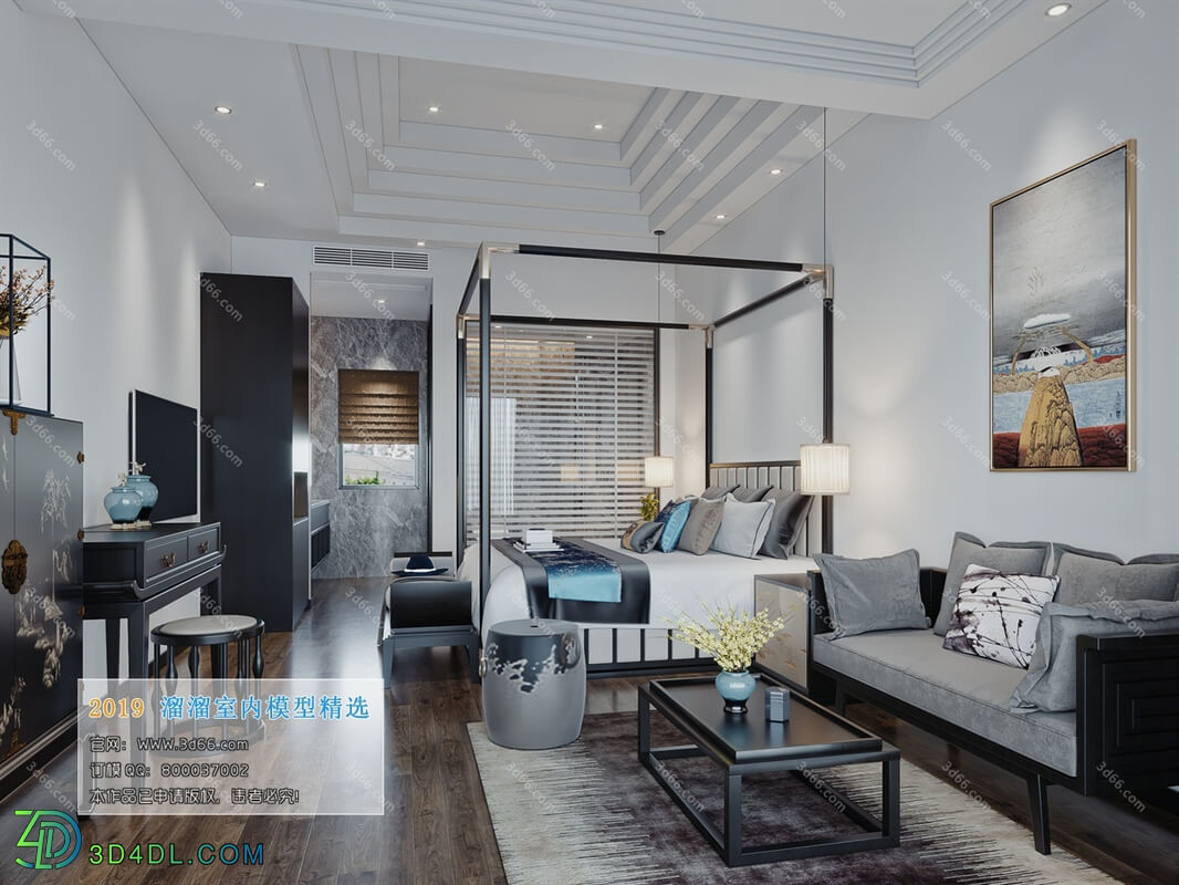 3D66 2019 Hotel Suite Chinese style C006