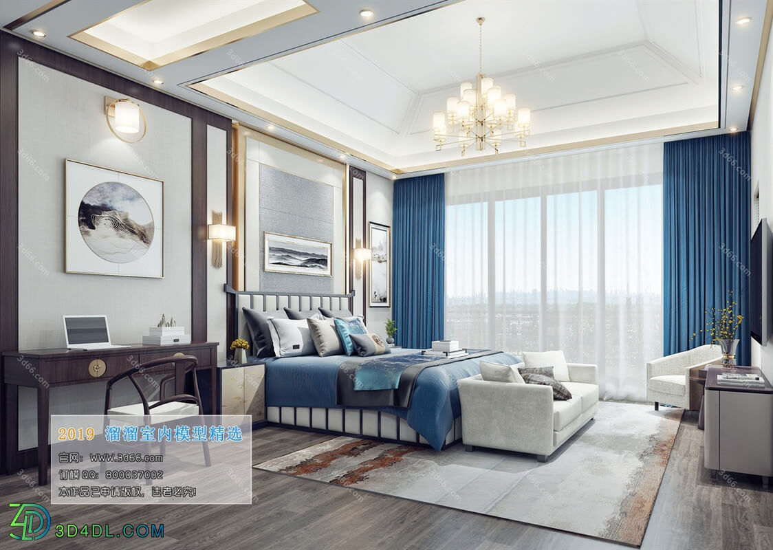 3D66 2019 Hotel Suite Chinese style C007