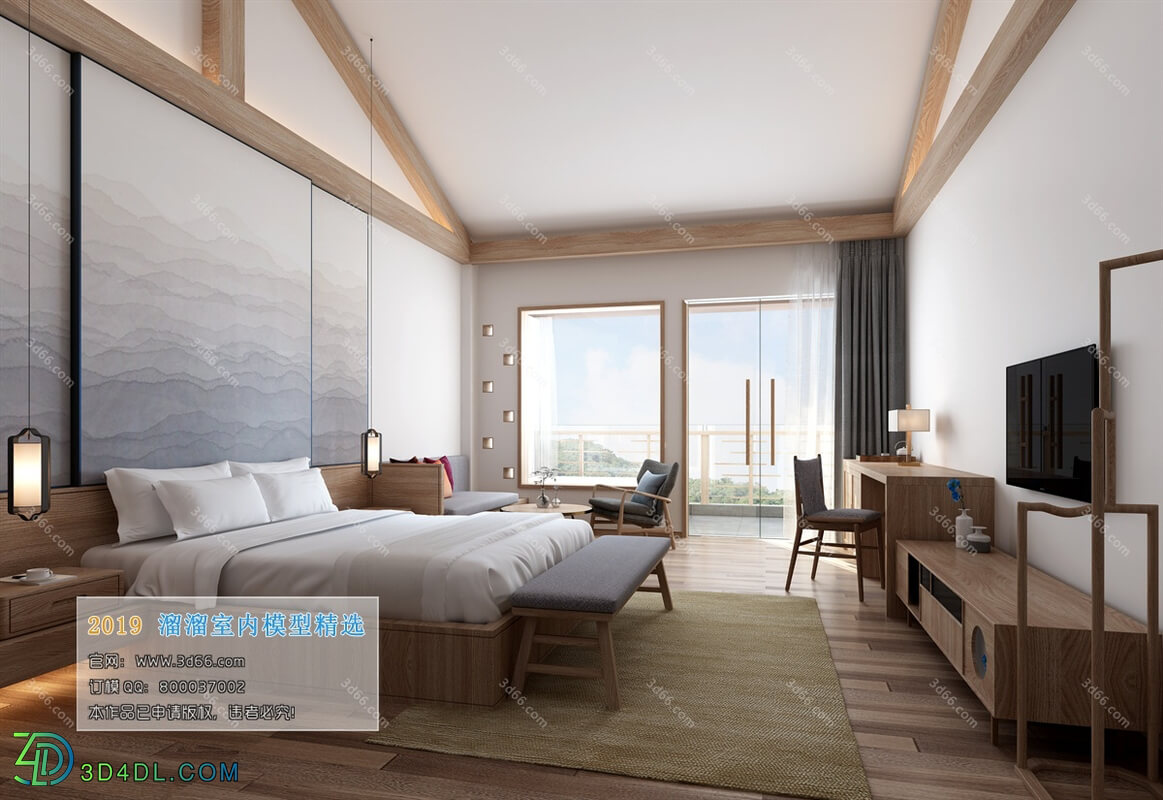 3D66 2019 Hotel Suite Chinese style C009