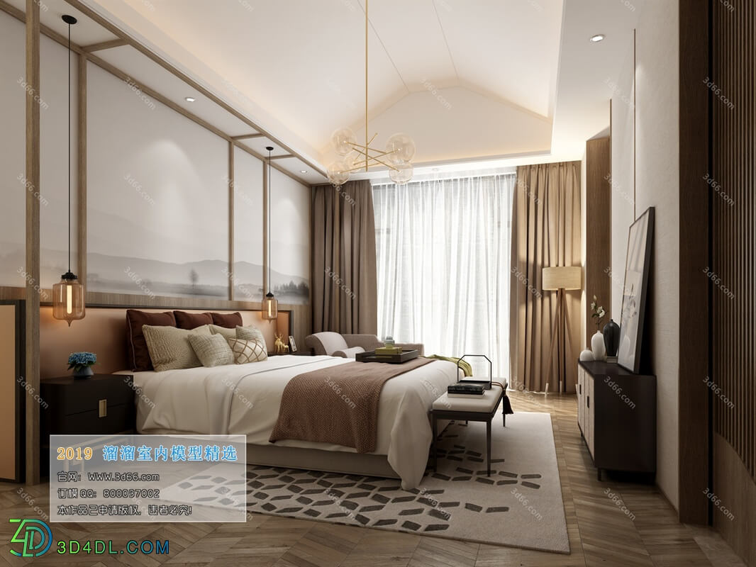 3D66 2019 Hotel Suite Chinese style C011