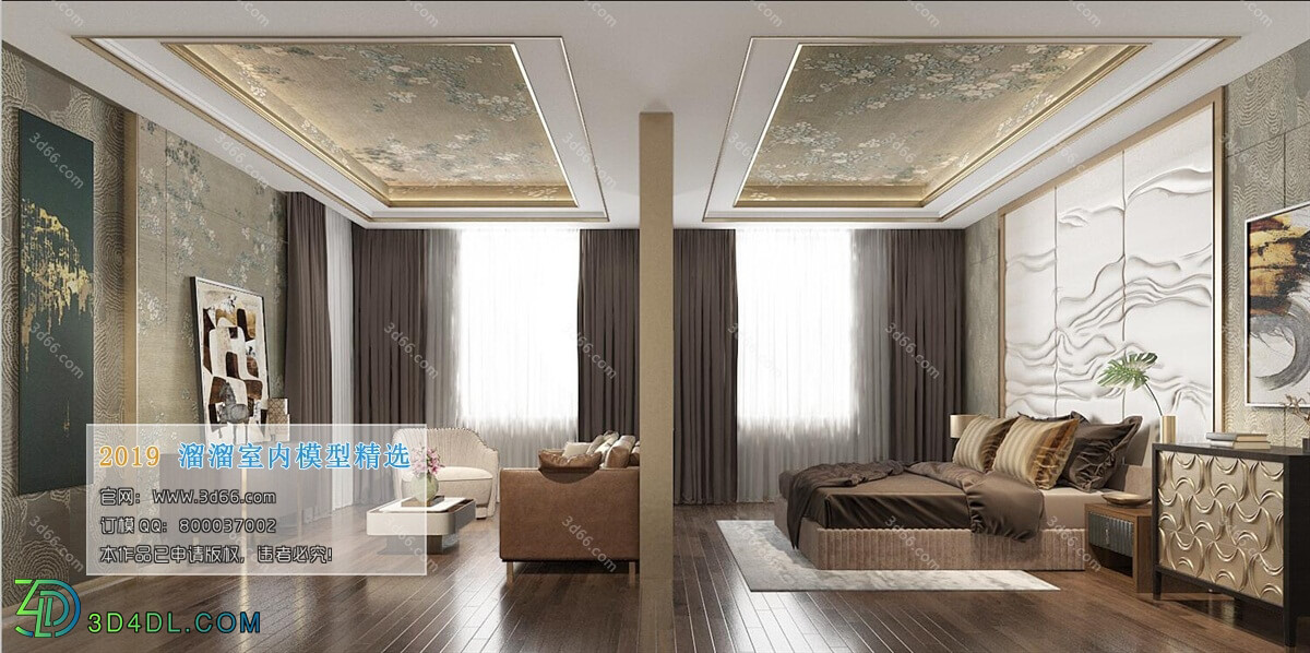 3D66 2019 Hotel Suite Chinese style C012