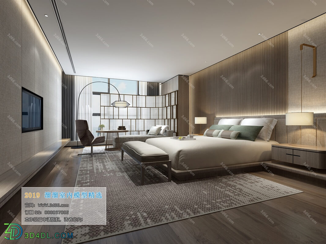 3D66 2019 Hotel Suite Chinese style C013