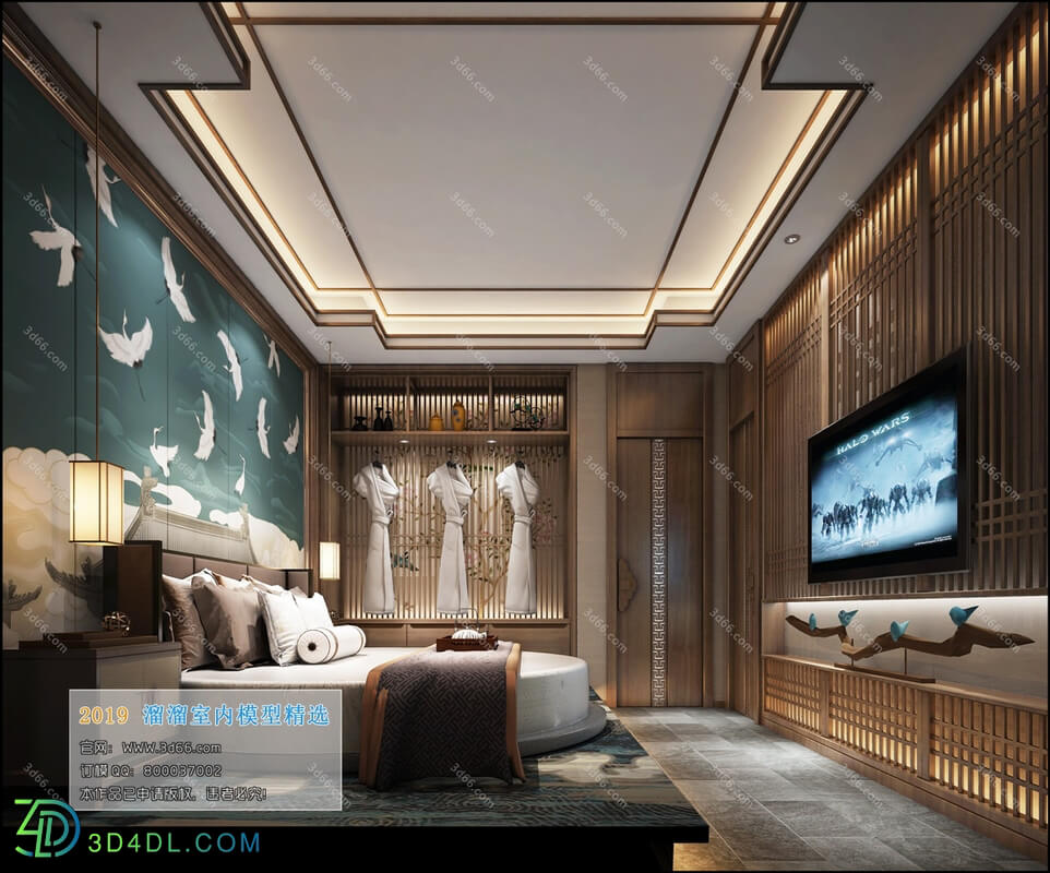 3D66 2019 Hotel Suite Chinese style C015