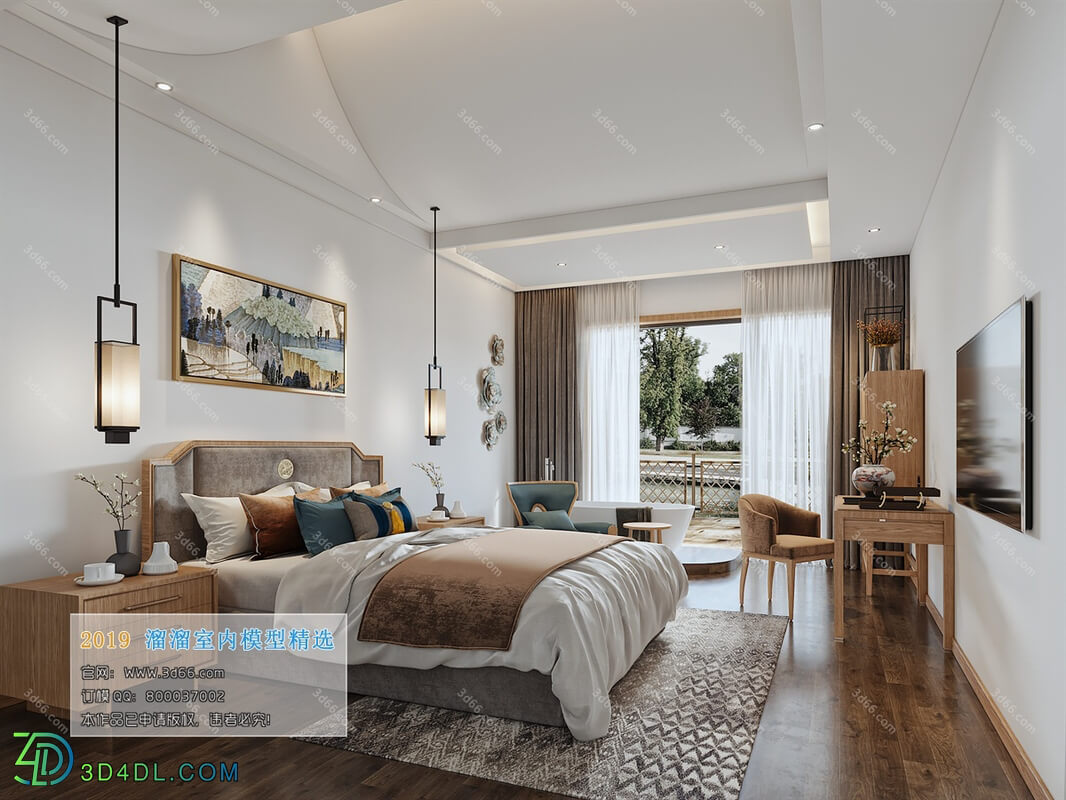 3D66 2019 Hotel Suite Chinese style C019