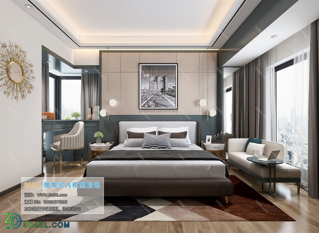 3D66 2019 Hotel Suite Modern style A003
