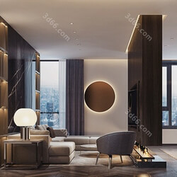 3D66 2019 Hotel Suite Modern style A007 