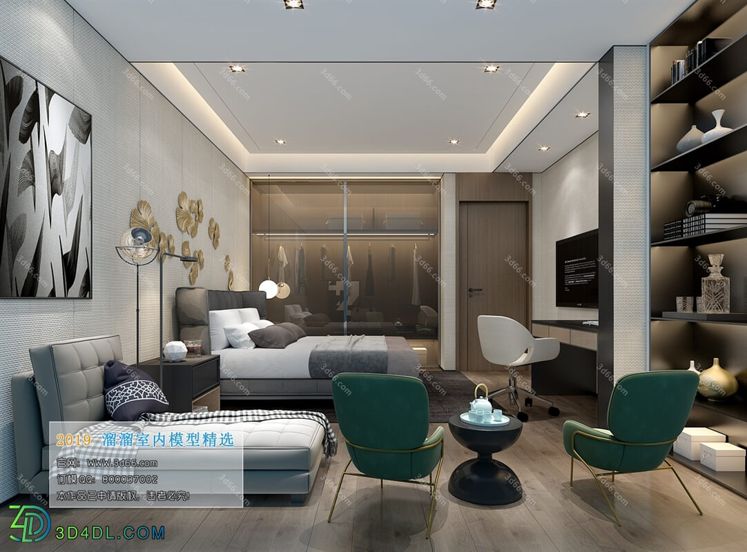 3D66 2019 Hotel Suite Modern style A014