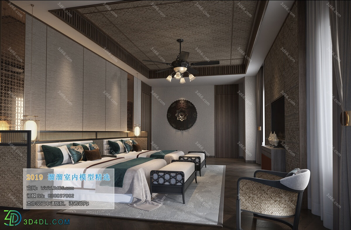 3D66 2019 Hotel Suite Southeast Asian style F001