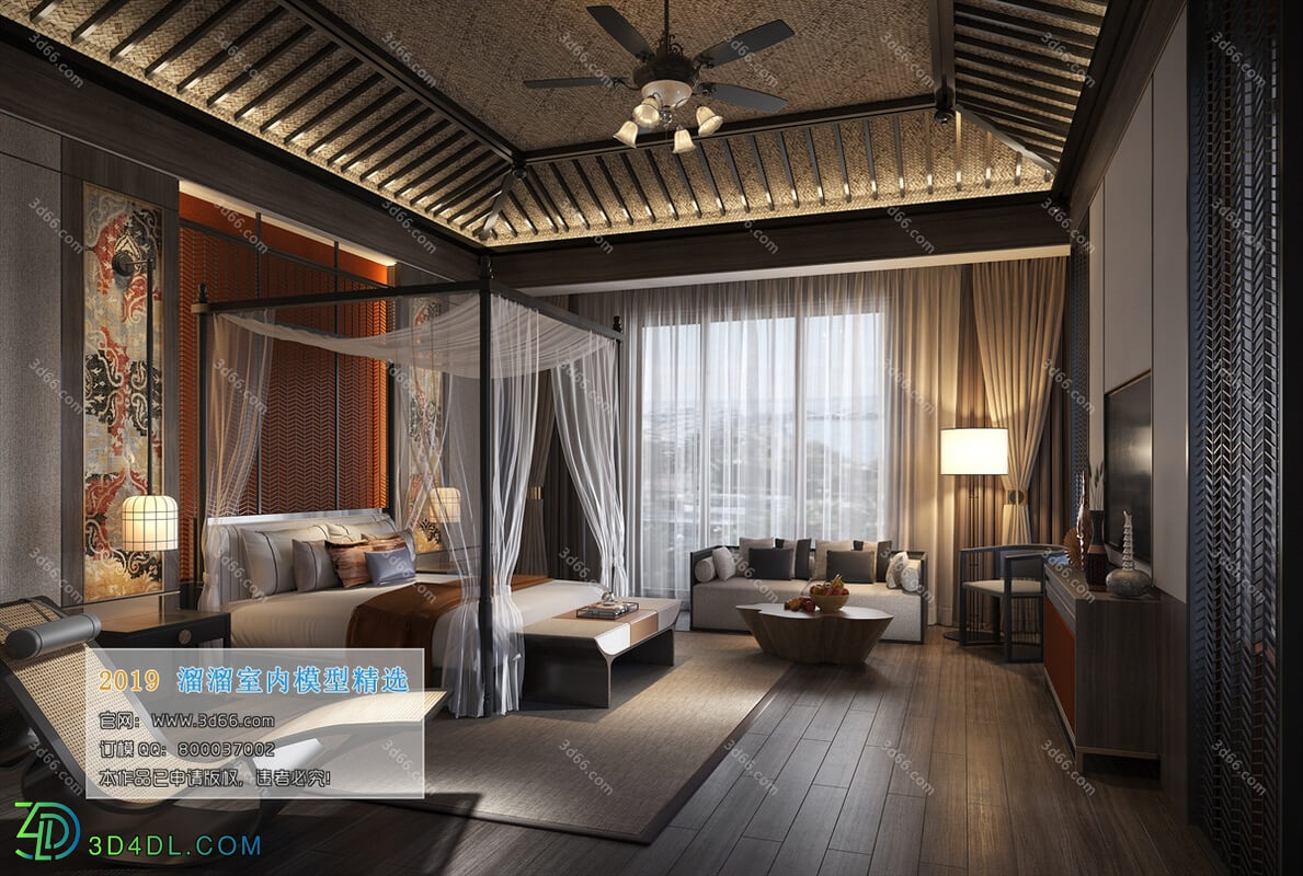 3D66 2019 Hotel Suite Southeast Asian style F003