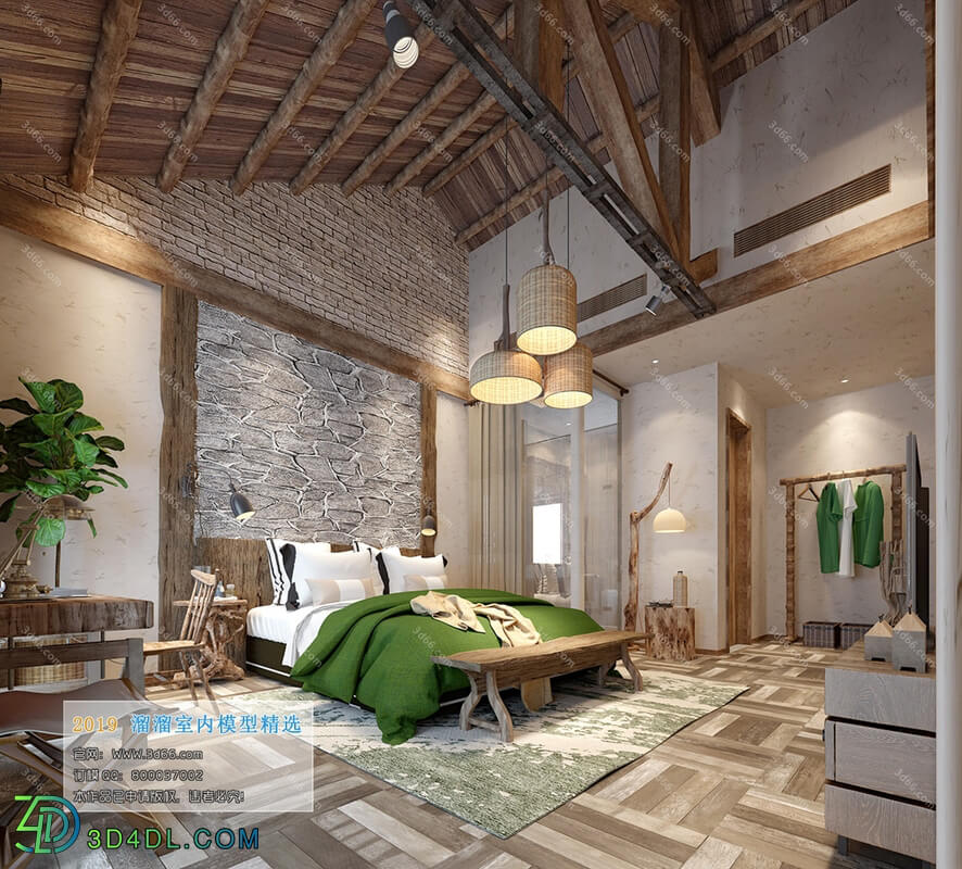 3D66 2019 Hotel Suite Southeast Asian style F004