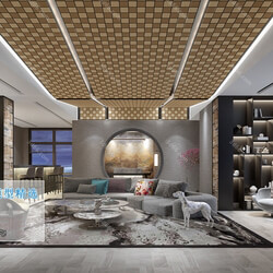 3D66 2019 Living room Chinese style C092 
