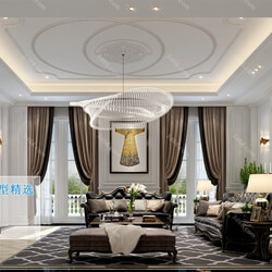 3D66 2019 Living room European style D007 