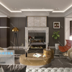 3D66 2019 Living room Mix style J008 
