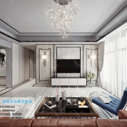 3D66 2019 Living room Modern style A011 