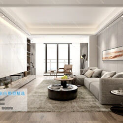 3D66 2019 Living room Modern style A014 