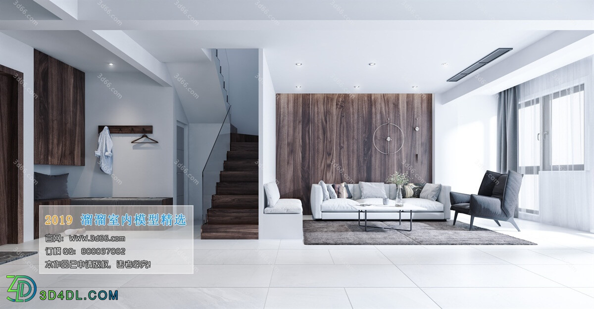 3D66 2019 Living room Modern style A028