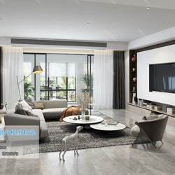 3D66 2019 Living room Modern style A030 