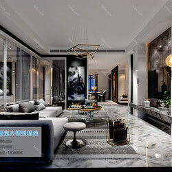 3D66 2019 Living room Modern style A033 