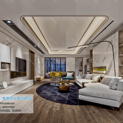 3D66 2019 Living room Modern style A041 