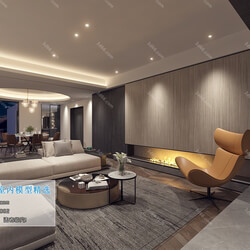 3D66 2019 Living room Modern style A049 