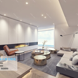 3D66 2019 Living room Modern style A050 