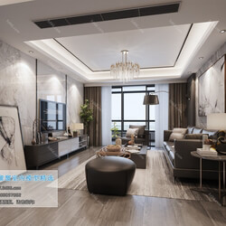 3D66 2019 Living room Modern style A056 