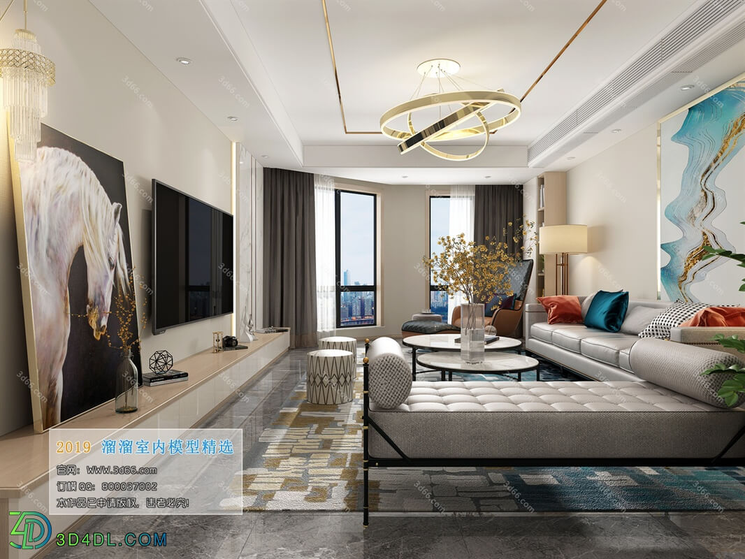 3D66 2019 Living room Modern style A060