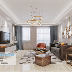 3D66 2019 Living room Modern style A067 