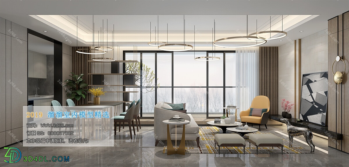 3D66 2019 Living room Modern style A078