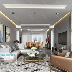 3D66 2019 Living room Modern style A085 
