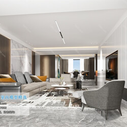 3D66 2019 Living room Modern style A088 