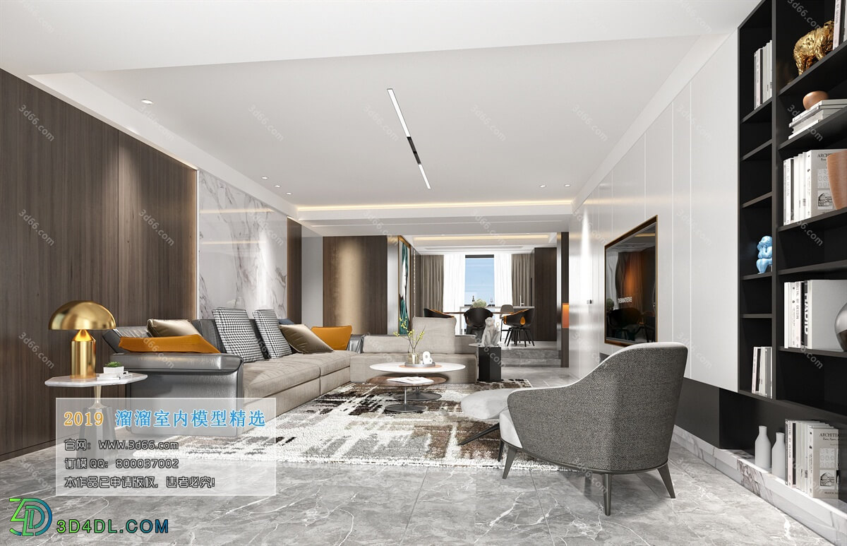 3D66 2019 Living room Modern style A088