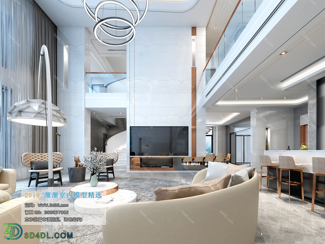 3D66 2019 Living room Modern style A089