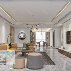 3D66 2019 Living room Modern style A099 