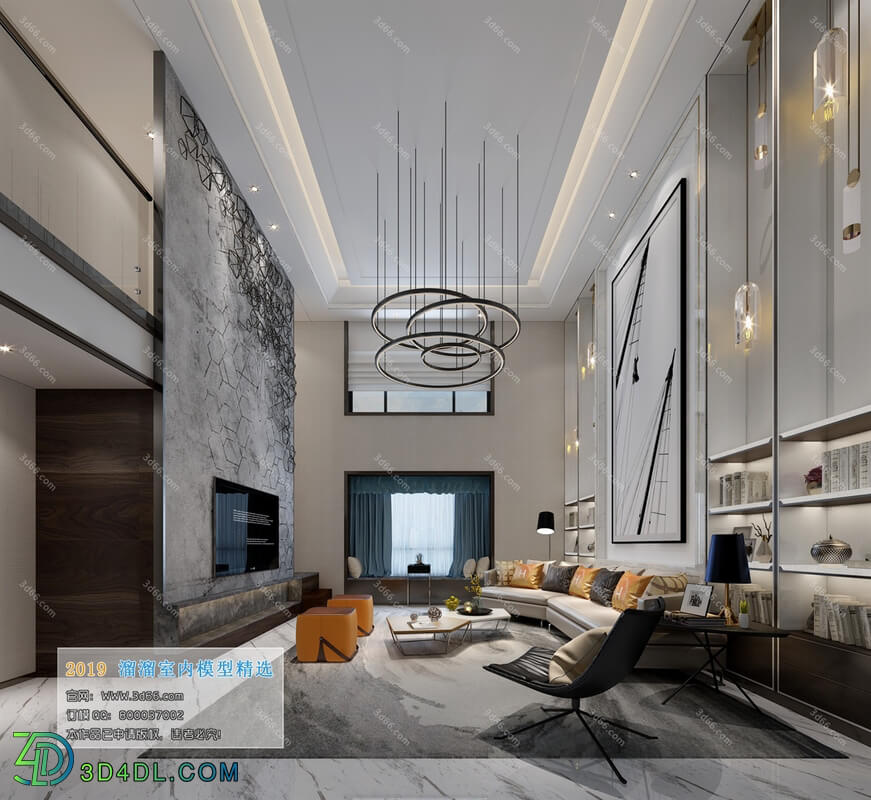 3D66 2019 Living room Modern style A106