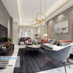 3D66 2019 Living room Modern style A111 