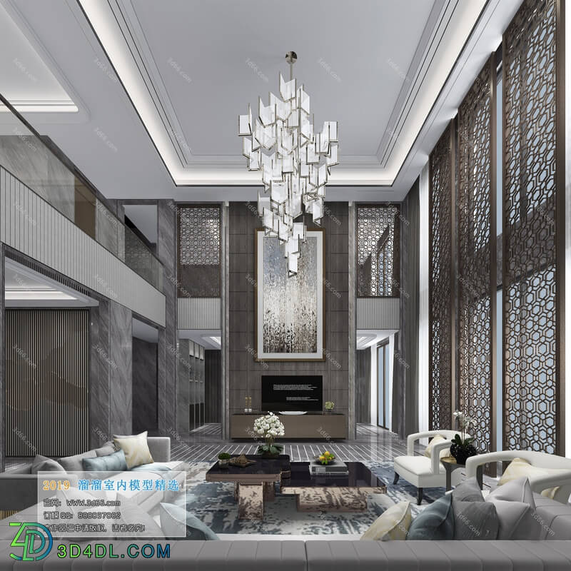 3D66 2019 Living room Modern style A115