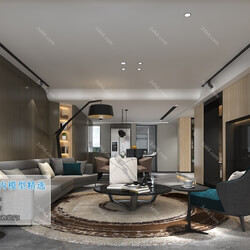 3D66 2019 Living room Modern style A122 