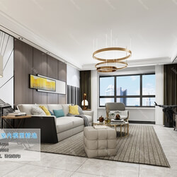 3D66 2019 Living room Modern style A129 