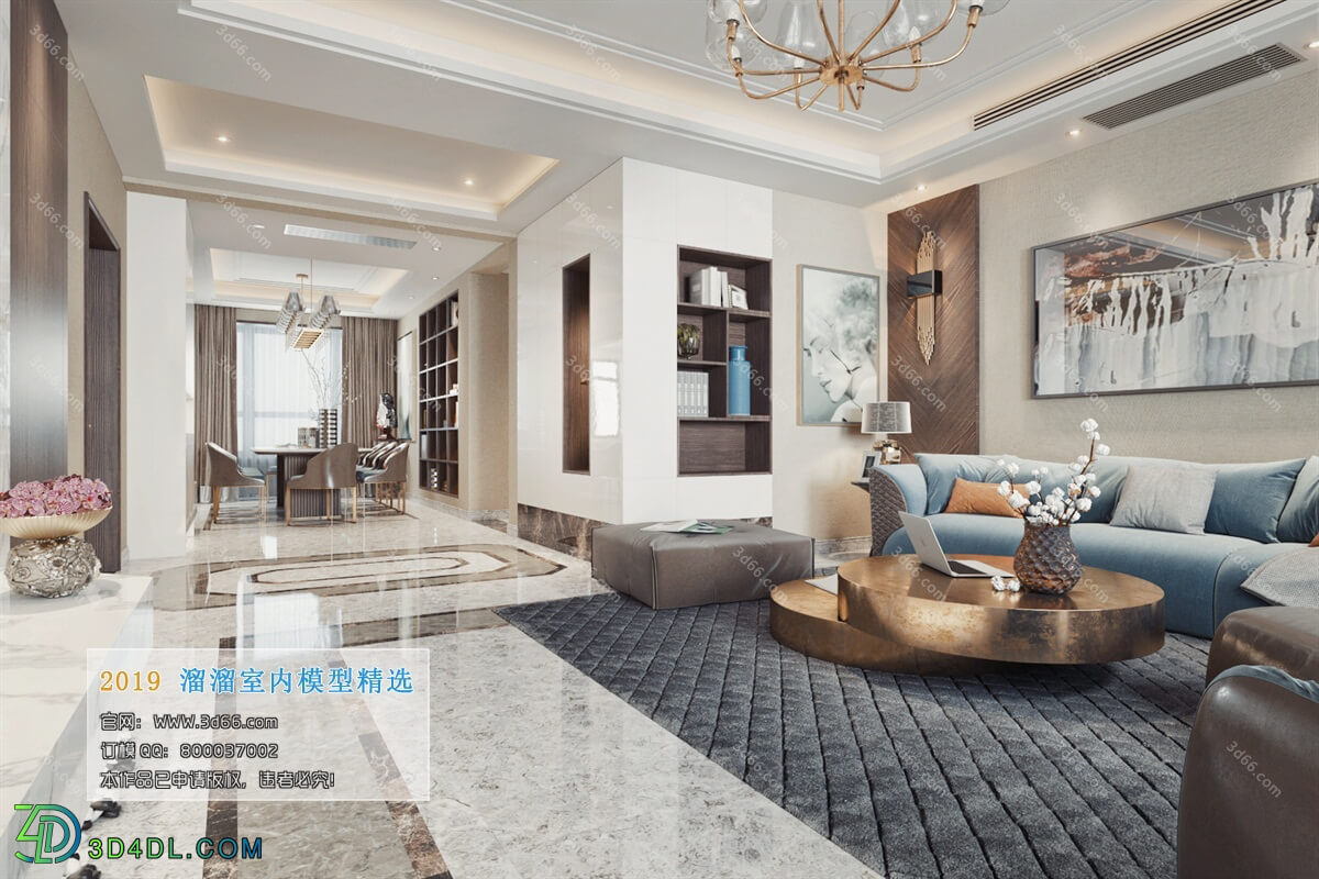 3D66 2019 Living room Modern style A137