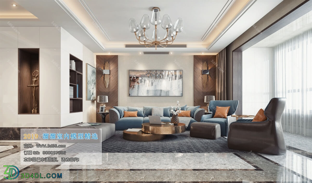 3D66 2019 Living room Modern style A137