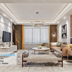 3D66 2019 Living room Modern style A141 
